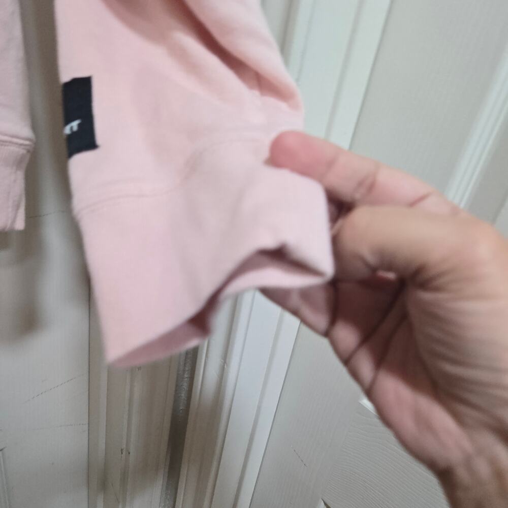 DKNY Sport Official Uniform Embossed Logo Sweatshirt Pink Large - Picture 7 of 13